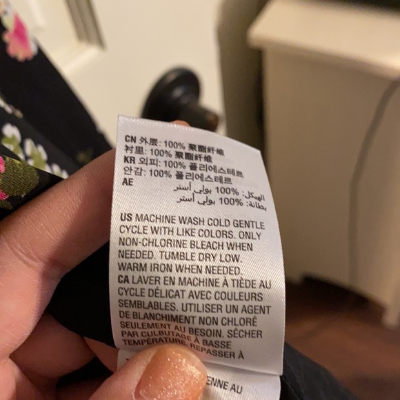 Maison Jules Floral Fit and Flare Dress - Picture 4 of 4